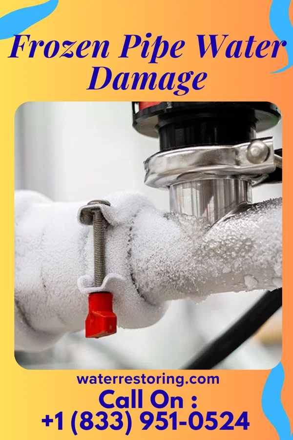 Frozen Pipe Water Damage in New Ross, IN